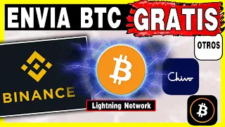 ⚡Como ENVIAR y RECIBIR BITCOIN⚡ por LIGHTNING NETWORK⚡ de BINANCE a tu BILLERETA ✅Casi GRATIS✅