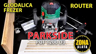 PARKSIDE POF 1200 D3 Router from Lidl - TEST 4K