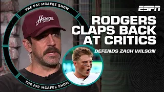 JOURNALISM TIME! 🗞️ Aaron Rodgers takes ISSUE with Zach Wilson criticisms | The Pat McAfee Show