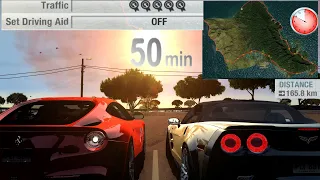 F12 berlinetta and ZR1 driven efficiently and dangerously around the island