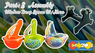 Part 3: Assembly - Colorado Color Company - How to Make a Pipe - Vac Stack Tubing and Filigree Cane
