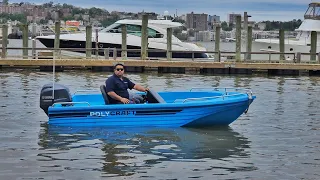 ULTRA AFFORDABLE PLASTIC Boat! WAY better than Fiberglass! Polycraft 410 Challenger Sea Trial