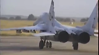 Day and night flight with MIG 23 and MIG 29
