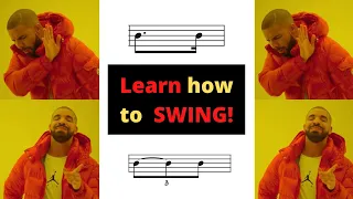 How to swing rhythms | Jazz Swing Feel Explained