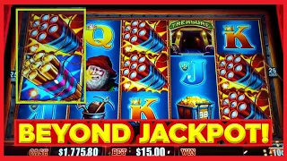 BEYOND JACKPOT on NEW LOCK IT LINK/EUREKA SLOT from RARE Bonuses!