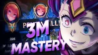 🏓 Journey To 3M Mastery Zoe | Yuukily's 2018-2022 Zoe Evolution Montage ⭐