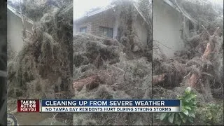 Cleaning up from severe weather