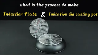 How to make induction plate, Aluminum cookware, die casting kitchenware