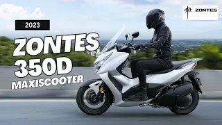 2023 Zontes 350D Maxi Scooter: Price, Colors, Specs, Features, Availability