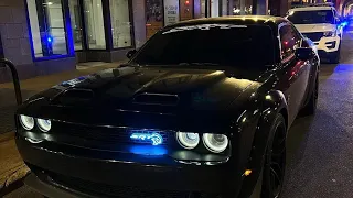 The police can't do anything with these hellcat drivers (HELLCAT VS COPS 2023)