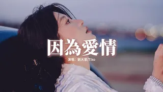 劉大拿/Tiko - 因為愛情『因為愛情在那個地方，如果說傘就像雨天倒掛著懸空的船，傘下的你我都是遨遊在那天中的帆。』【動態歌詞MV】