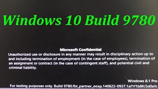 Windows 10 Build 9780 [32-bit]