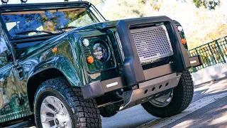 Fully RESTORED Land Rover DEFENDER 110 with LT4 Engine | ECD Automotive Design