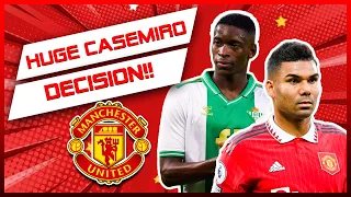 🛑TEN HAG'S HUGE CASEMIRO DECISION!!As united chase BRAZIL WONDERKID!!