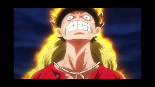 One piece 1064 - luffy vs kaido headbutt