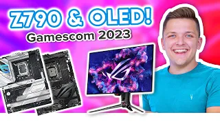 Intel 14th Gen Motherboards are HERE! 👀 + New ASUS OLED Monitors @ Gamescom 2023