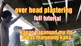 The best over head plastering full tutorial#julyemz #worklikeapro