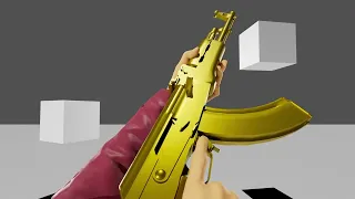 AK-47 Viewmodel Animation (Fire and Reload)