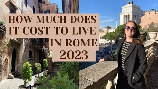 COST OF LIVING IN ROME 🇮🇹 IN 2023 // rent, groceries, utilities...