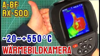 A-BF RX-500 Wärmebildkamera Test Thermal Imaging Camera, Solaranlage mit Speicher, Balkonkraftwerk