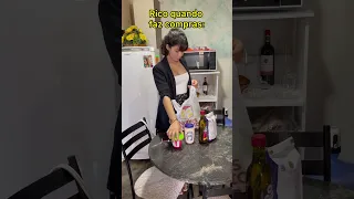 Rico quando faz compras vs pobre quando faz compras #comedia #humor #viral #fy #shorts