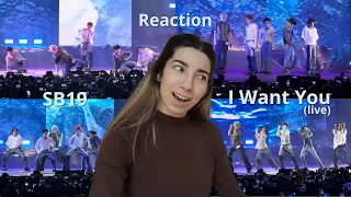 reacting to SB19 I Want You Live Performance - World Tour Manila