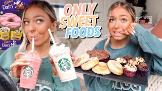 I ONLY ate SWEET FOODS For 24 Hours!!