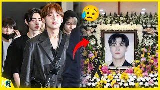 😢SUNOO cries at the airport with ENHYPEN members dressed in black over Moonbin's death