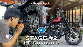 STAGE II on HD-Sportster Roadster 1200 S&S Cam 482