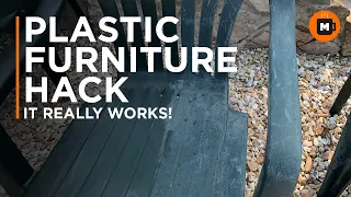 Plastic furniture hack. Restore your furniture for virtually free!