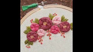 Hand Embroidery Tutorial ❤️ #embroidery #art #handembroidery #beautiful