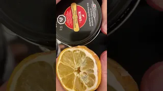 #How to Quickly #Clean Your Shoes 👞 With Lemon and #Kiwi Shoe Polish. #subscribe Like 👍❤️