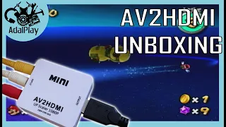 Unboxing e Review Conversor AV para HDMI - Teste em vídeo games antigos