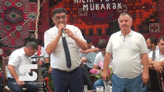 Hesenaga Babayev Meqsed Aranli Rafilin Ovladlarinin Kicik Toyu Nabur Kendi