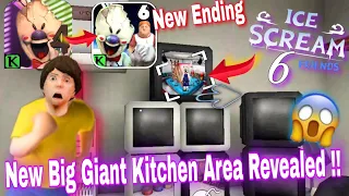 New Giant Kitchen Ending In Ice Scream 6 !! || Ice Scream 6 Secrets || Ice Scream 4