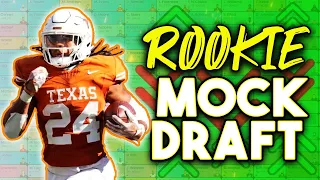 2024 Dynasty Fantasy Football *3-ROUND* ROOKIE MOCK DRAFT | 2024 Fantasy Football