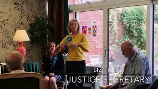 GE2017: Liz Truss campaigns in Hampstead and Kilburn