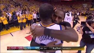 Last minute of the 2017 NBA Finals Game 5 - 2017 NBA FINALS Cavaliers vs Warriors