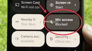 What is Mic access in Google Pixel Mobile