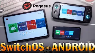Switch OS no ANDROID! Pegasus FrontEnd no AYN Odin 2, Tablet, SmartPhone Android vira SWITCH CASEIRO