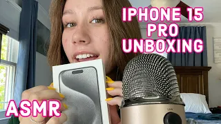 ASMR | unboxing the iPhone 15 Pro❗️