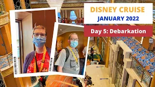 Disney Magic Bahamas Cruise January 2022 🚢 | Day Five - Debarkation