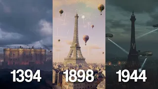 Assassin's Creed Unity - All Time Anomaly Rifts | Middle Ages - The Belle Époque - World War II