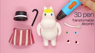 [3D pen] making Transfomable MOOMIN