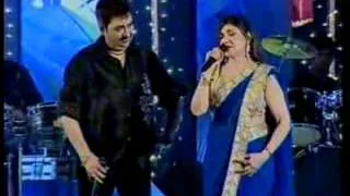 .alka yagnik and kumar  kabi alvida na kehna  hum tv part3 umair rehman flv