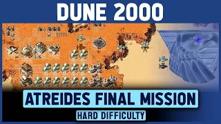 Dune 2000 - Atreides Final Mission (Left Map) - Hard Difficulty - 1080p