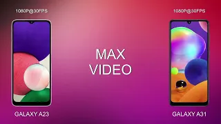 Samsung Galaxy A23 vs Samsung Galaxy A31 comparison