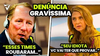 🚨BOMBA! LEILA XINGA TEXTOR AO VIVO APÓS DIRIGENTE REVELAR TIMES DO ESQUEMA DE MANIPULAÇÃO