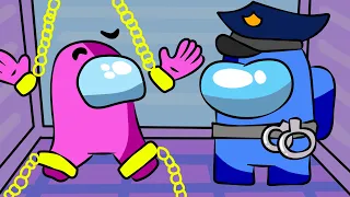 CUP SONG the BEST love and police(Among Us animation)