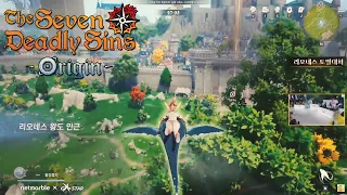 Exploring Seven Deadly Sins Origin World (Free Roam) Gameplay 20 Minutes (HD 60fps)